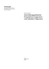 book Entwicklungspolitische Perspektiven temporärer und zirkulärer Migration