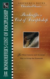 book Bonhoeffer's the Cost of Discipleship