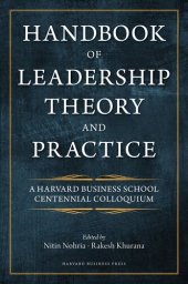 book Handbook of Leadership Theory and Practice