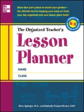 book The Organized Teacher's Lesson Planner