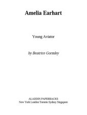 book Amelia Earhart: Young Aviator