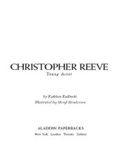 book Christopher Reeve: Young Actor