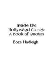 book Inside the Hollywood Closet: A Book of Quotes