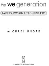 book The We Generation: Raising Socially Responsible Kids