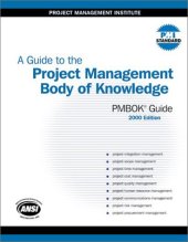 book A Guide to the Project Management Body of Knowledge