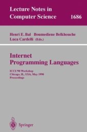 book Internet Programming Languages: ICCL’98 Workshop Chicago, IL, USA, May 13, 1998 Proceedings