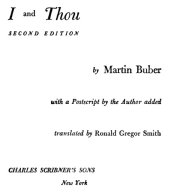 book I and Thou