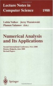 book Numerical Analysis and Its Applications: Second InternationalConference, NAA 2000 Rousse, Bulgaria, June 11–15, 2000 Revised Papers