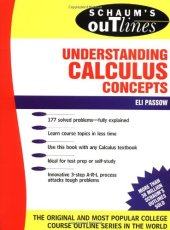 book Schaum's Outline of Understanding Calculus Concepts 