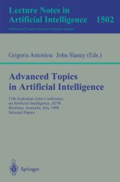 book Advanced Topics in Artificial Intelligence: 11th Australian Joint Conference on Artificial Intelligence, AI’98 Brisbane, Australia, July 13–17, 1998 Selected Papers