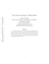 book gr-qc 9912119 - The Thermodynamics of Black Holes 