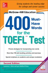 book McGraw-Hill Education 400 Must-Have Words for the TOEFL