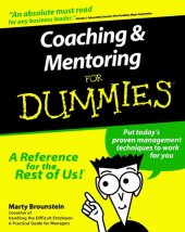 book Coaching and Mentoring For Dummies