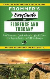 book Frommer's EasyGuide to Florence and Tuscany