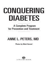 book Conquering Diabetes: A Complete Program for Prevention and Treatment