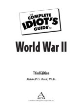 book The Complete Idiot's Guide to World War II