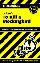 book CliffsNotes on Lee's To Kill a Mockingbird