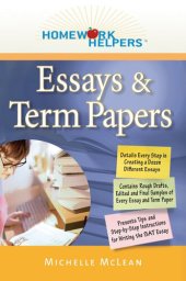 book Homework Helpers: Essays & Term Papers