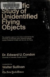 book Final Report of the Scientific Study of Unidentified Flying Objects