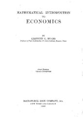 book Mathematical Introduction to Economics