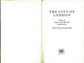 book The City of London Vol.2: Golden Years 1890-1914