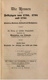 book Geschichte der Feldzüge von 1794 und 1795