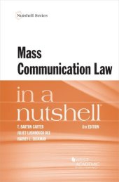 book Mass Communication Law in a Nutshell