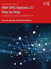 book IBM SPSS Statistics 27 Step By Step: A Simple Guide And Reference