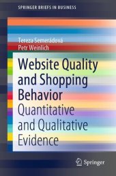 book Website Quality and Shopping Behavior: Quantitative and Qualitative Evidence