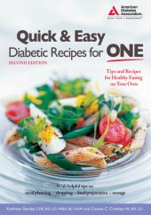 book Quick and Easy Diabetic Recipes for One