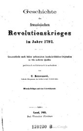 book Geschichte des französischen Revolutionskrieges im Jahre 1792