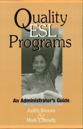 book Quality ESL Programs: An Administrator's Guide