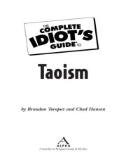 book The Complete Idiot's Guide to Taoism