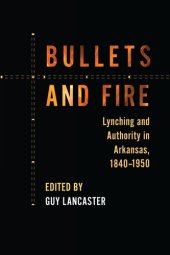 book Bullets and Fire: Lynching and Authority in Arkansas, 1840-1950