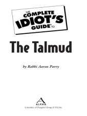 book The Complete Idiot's Guide to the Talmud