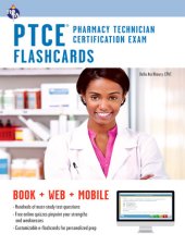 book PTCE - Pharmacy Technician Certification Exam Flashcard Book