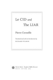 book Le Cid and The Liar