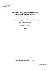 book Lehrbuch der systematischen Anatomie - DAS GEFÄSS - SYSTEM