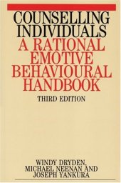 book Counselling Individuals: A Rational Emotive Behavioural Handbook