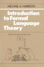 book Introduction to Formal Language Theory 