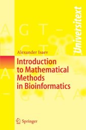 book Introduction to Mathematical Methods in Bioinformatics 