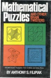 book Mathematical Puzzles: And Other Brain Twisters