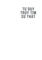 book Tư Duy Truy Tìm Sự Thật