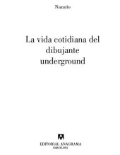 book La vida cotidiana del dibujante underground