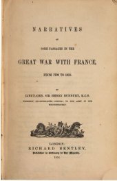 book Narratives of some passages in the great war with France, from 1799 to 1810