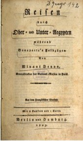 book Reisen durch Ober- und Unter-Ägypten während Bonapartes Feldzügen