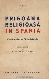 book Paul Claudel (prefata) - Prigoana religioasa in Spania - ed. Cugetarea.pdf