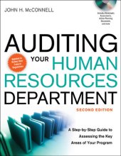 book Auditing Your Human Resources Department: A Step-by-Step Guide to Assessing the Key Areas of Your Program