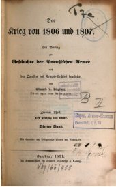 book Der Feldzug von 1807