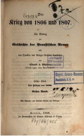 book Der Feldzug von 1806